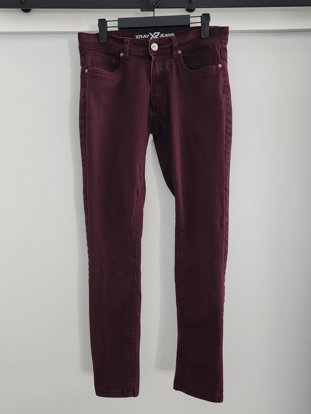 Burgundy Skinny Jeans